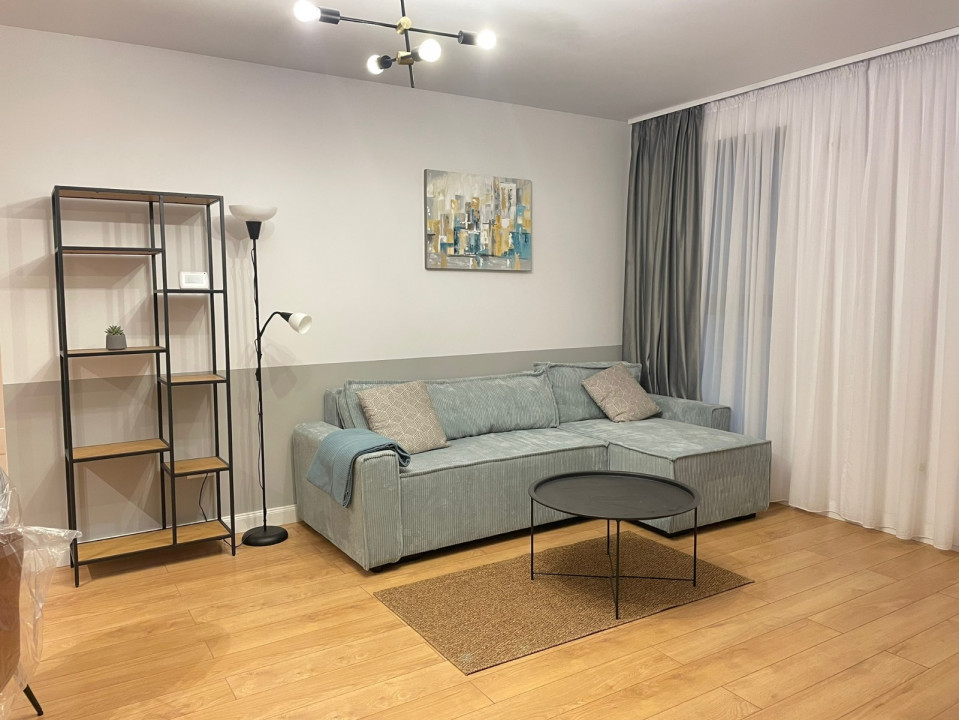 Apartament 3 camere, curte zona Pipera, bloc nou, loc de parcare