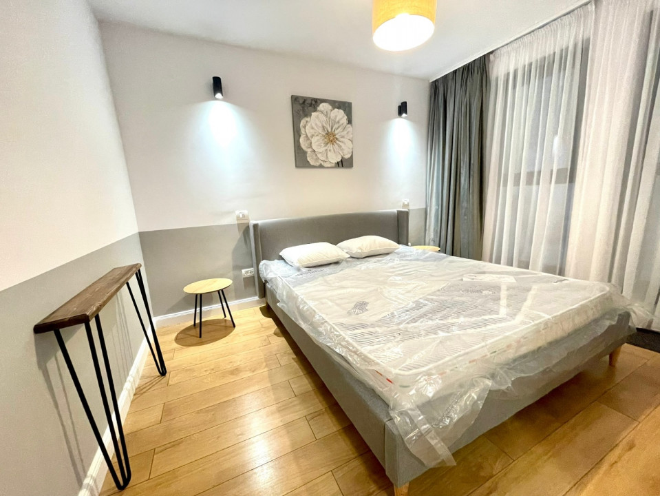 Apartament 3 camere, curte zona Pipera, bloc nou, loc de parcare