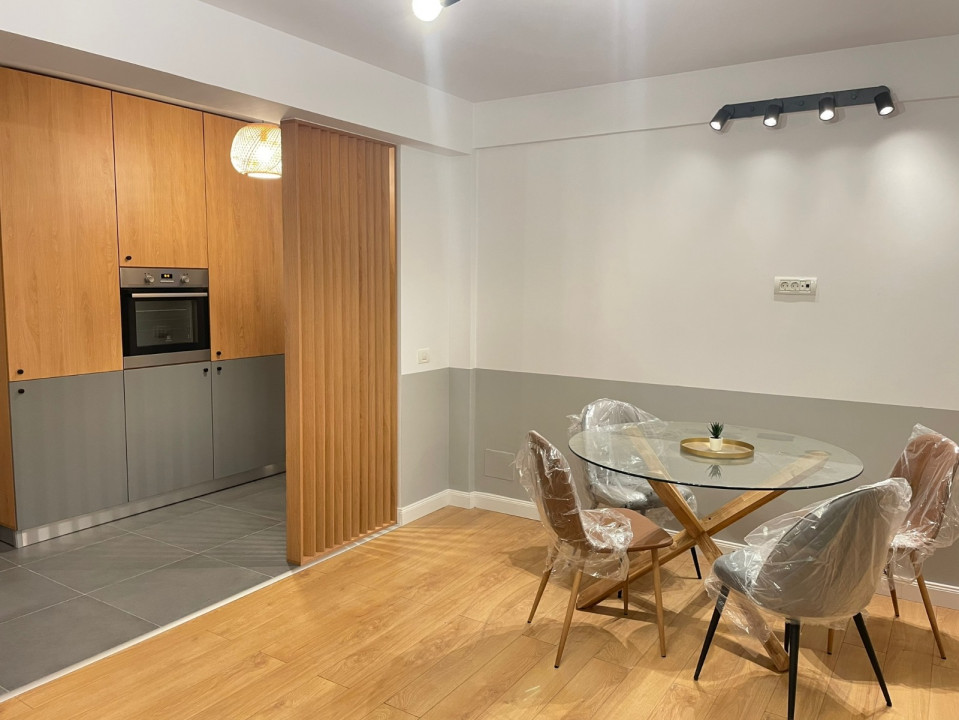 Apartament 3 camere, curte zona Pipera, bloc nou, loc de parcare