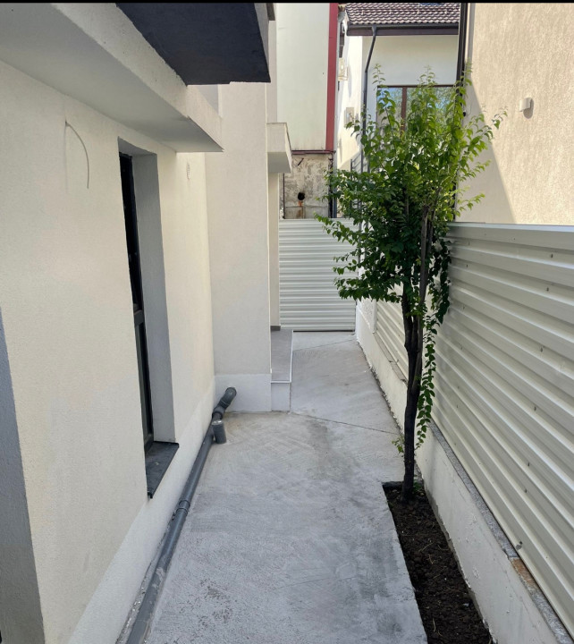 Apartament 3 camere, curte zona Pipera, bloc nou, loc de parcare