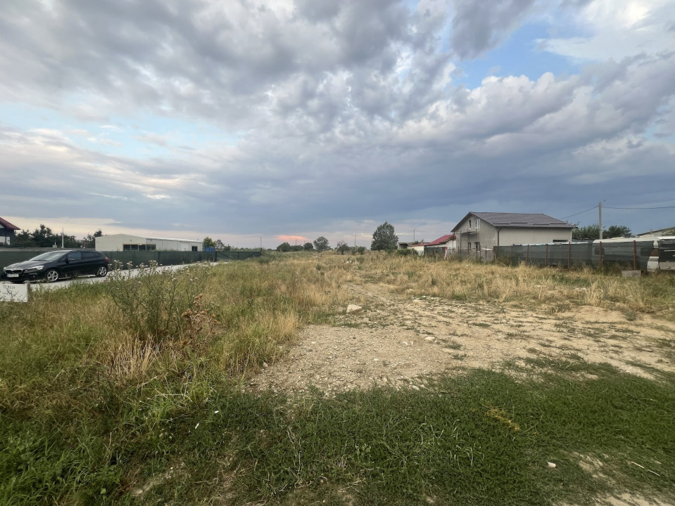 Teren 1178 mp deschidere 27 la drum asfaltat Copaceni, Ilfov